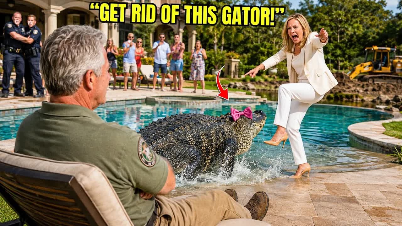 HOA Karen Bulldozed My Creek Wall for Aesthetics &mdash; A 9-Foot Gator Now Enjoys Their Pool Every Day