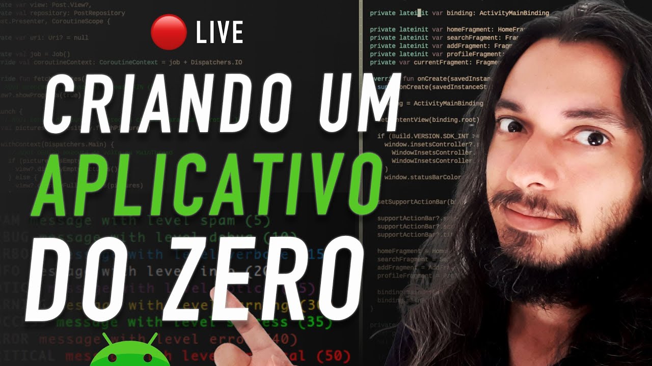 🔴 CRIANDO UM APLICATIVO ANDROID DO ZERO
