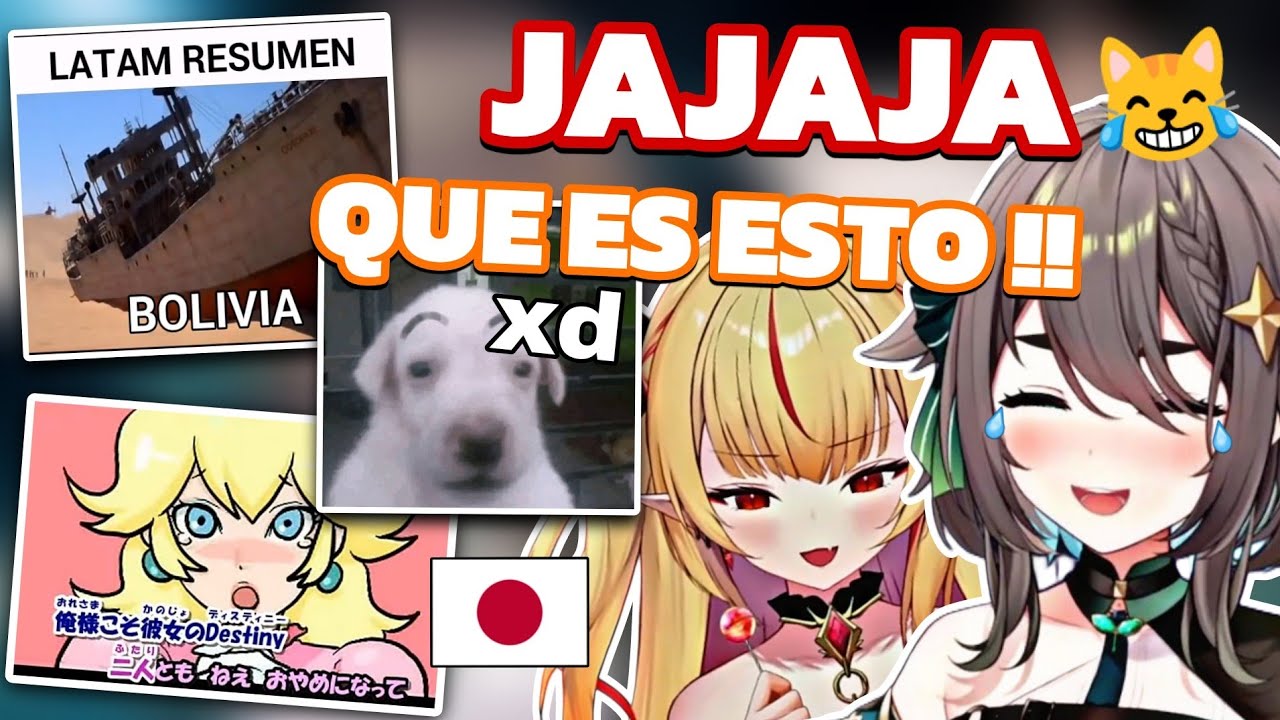 Meica y Ruby Reaccióna a Memes Latinos y Japonés🇯🇵