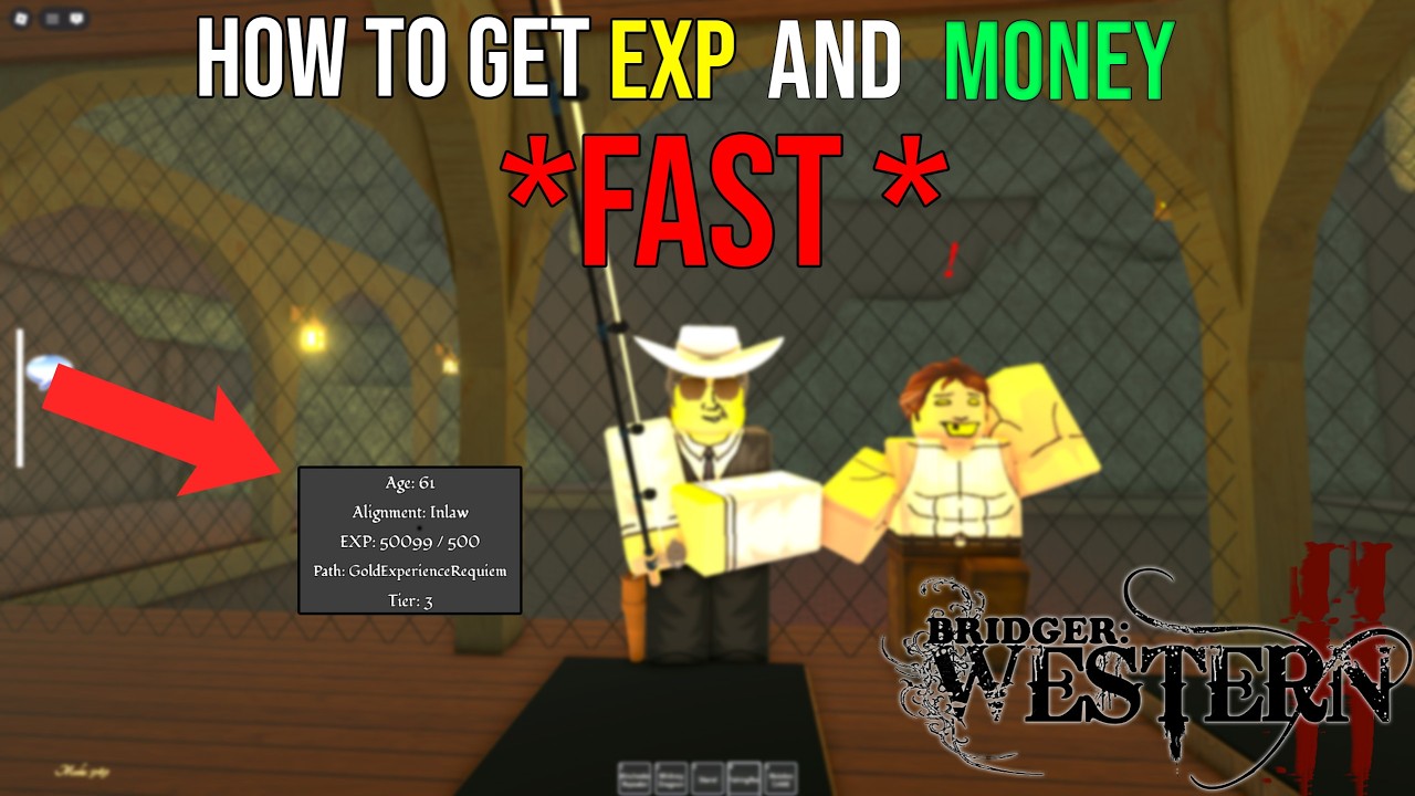The BEST WAY To FARM EXP And MONEY In Bridger:Western!