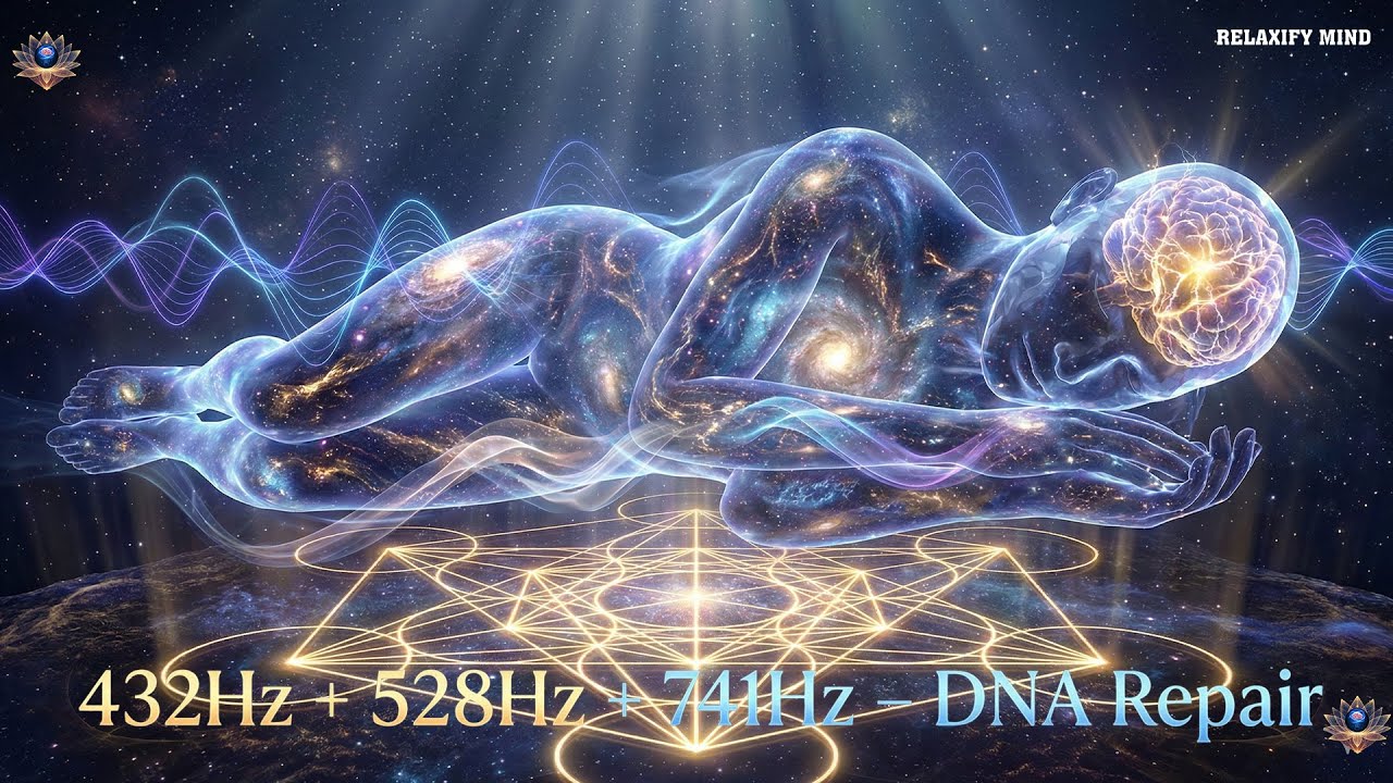 432Hz + 528Hz Deep Sleep Therapy | Instant Calm & Inner Peace | Relieve Stress and Anxiety