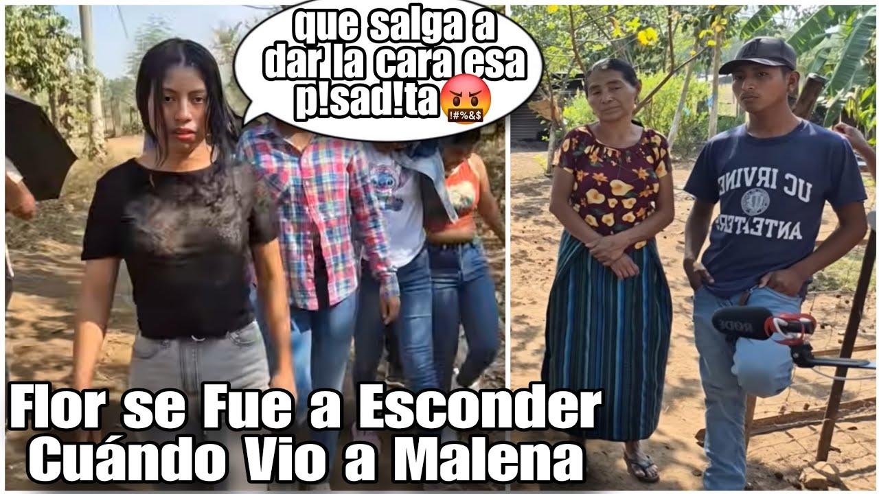 Malena bien Ɛmpvtada llegó a buscar a Flor de Videos Chapin asta asu casa/dios mio que problem4