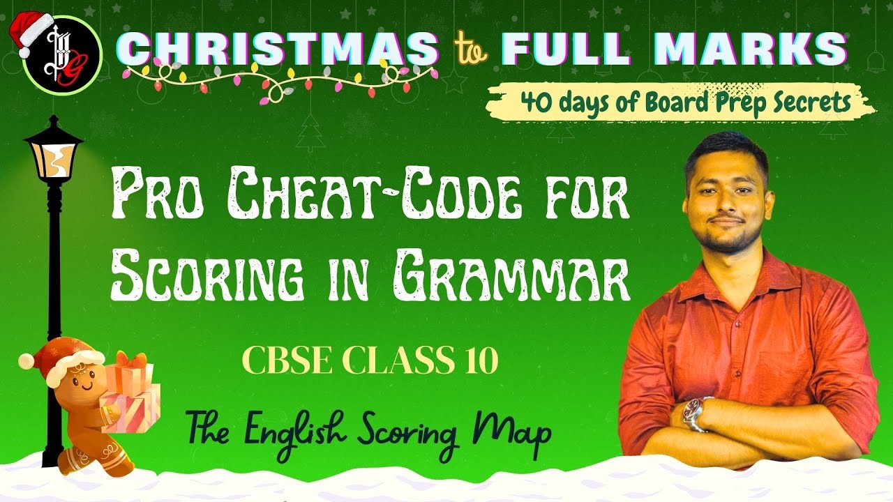 Pro Cheat-Code For Scoring In Grammar | The English Grammar Scoring Map | Xmas to 100