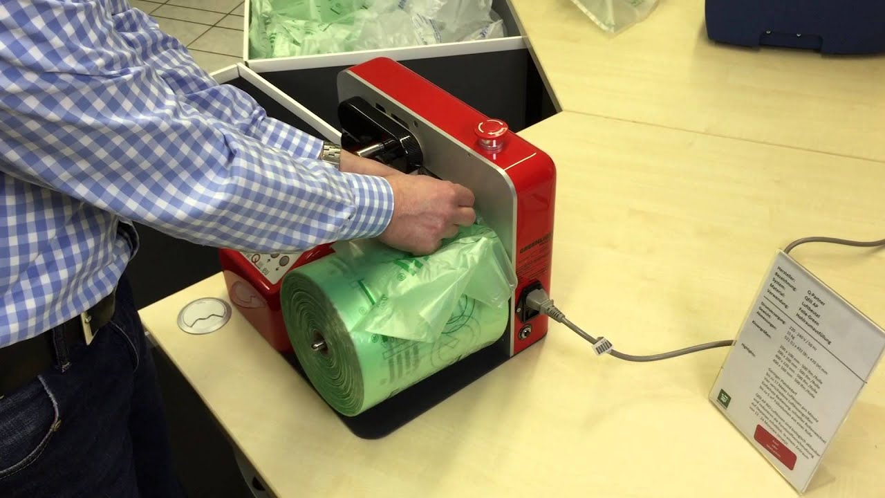 Qfill AP Luftkissenmaschine Vorführung