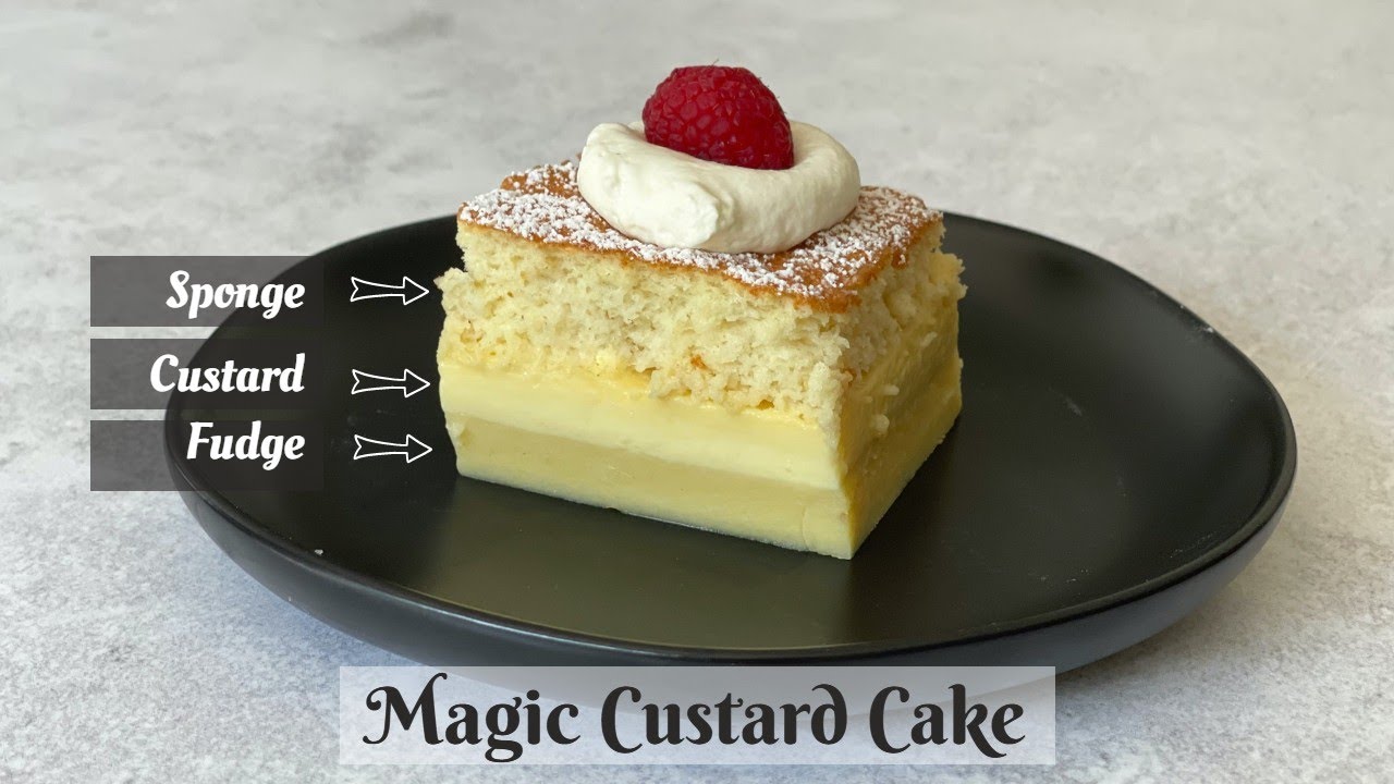 Vanilla Magic Custard Cake