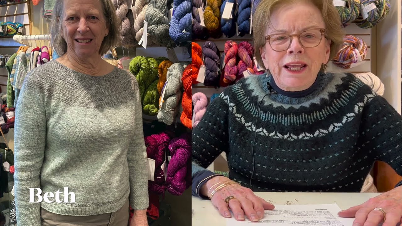 Episode 100! Learn how to knit a gauge in the round (and why it matters). Meet the staff!
