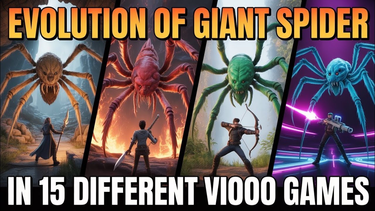 Every Giant Spider Boss Fight Ever &mdash; From PS2 to PS5!