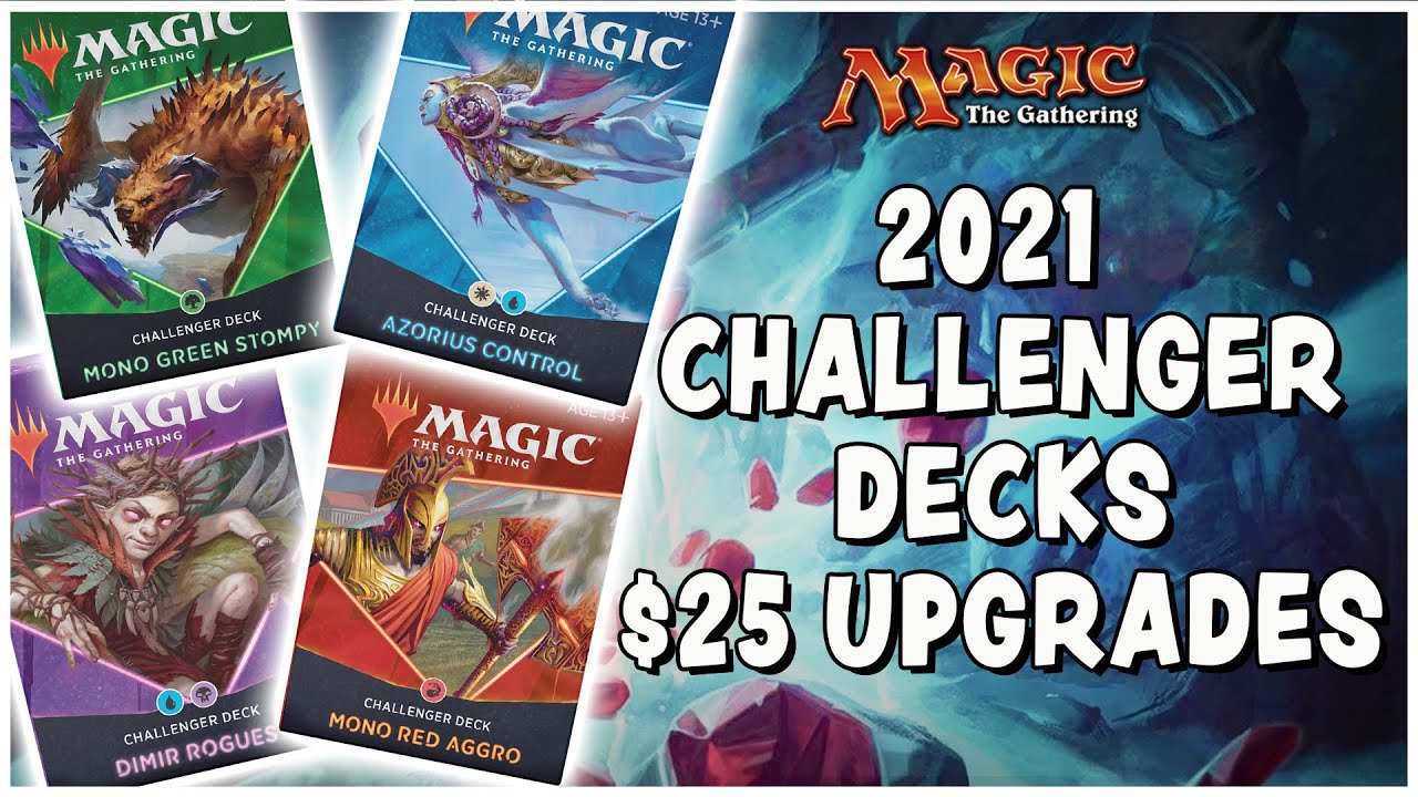 $25 UPGRADES FOR ALL THE 2021 CHALLENGER DECKS - Magic the Gathering