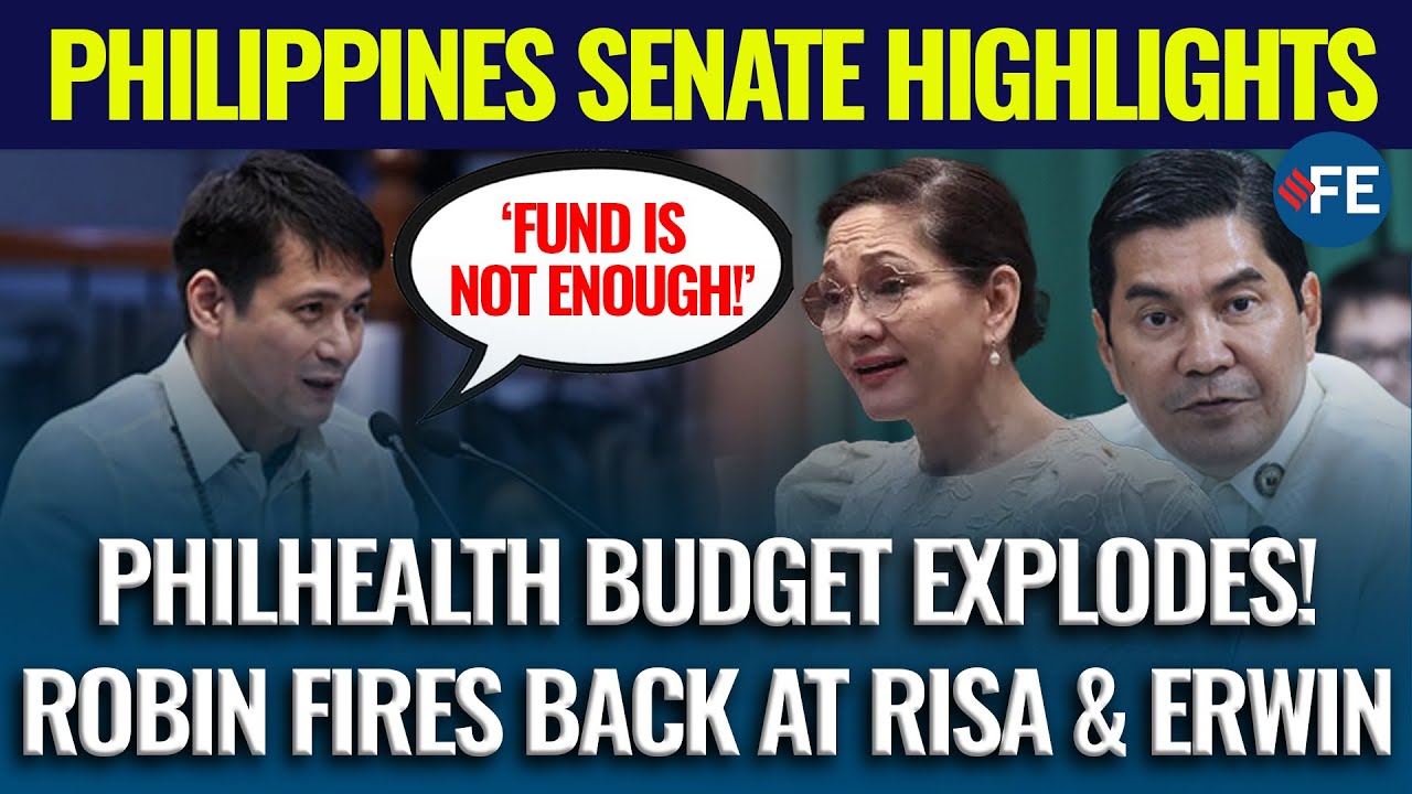 Philippines Senate HEATS UP! Robin Padilla vs Risa Hontiveros & Erwin Tulfo | PhilHealth Budget War