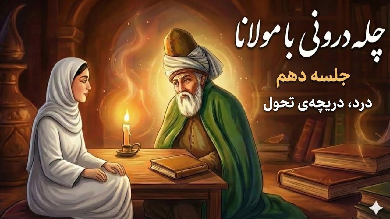 جلسه دهم : چله‌ی درونی با مولانا | درد، دریچه‌ی تحول