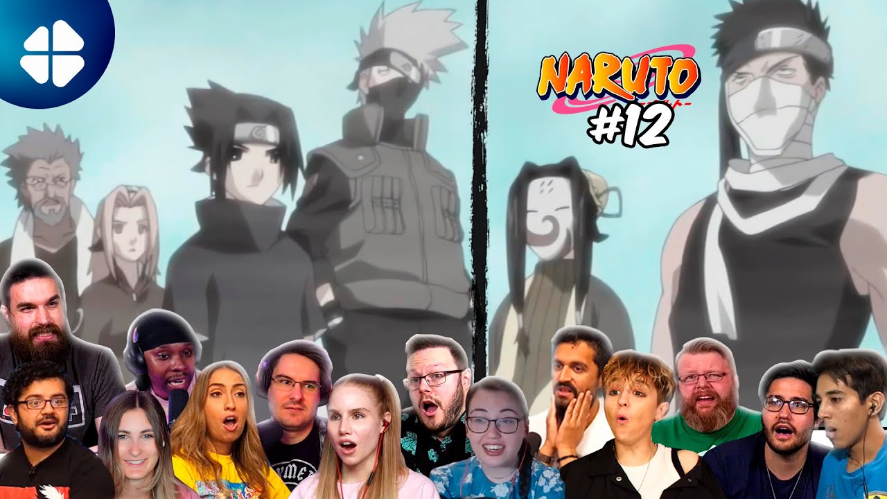 Battle on the Bridge! Zabuza Returns! | Naruto Ep. 12 Reaction Mashup  ナルト海外の反応