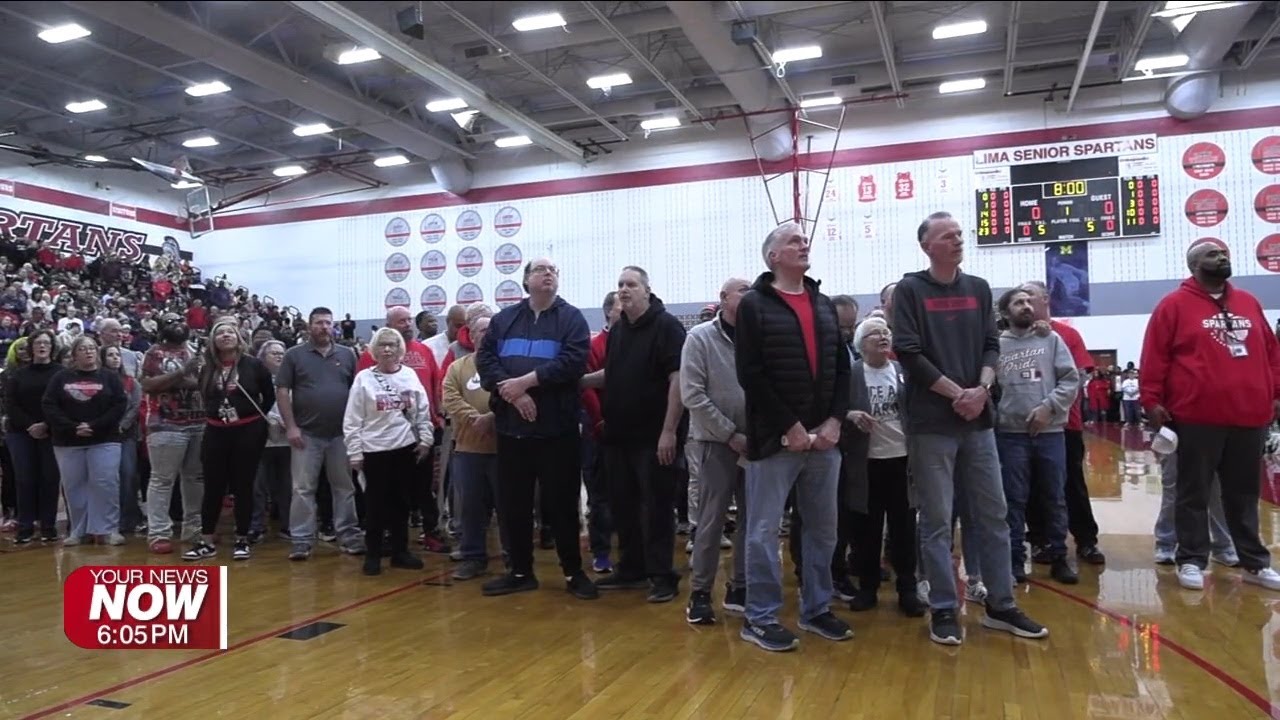 Lima Senior High School celebrates 70th anniversary at home basketball game