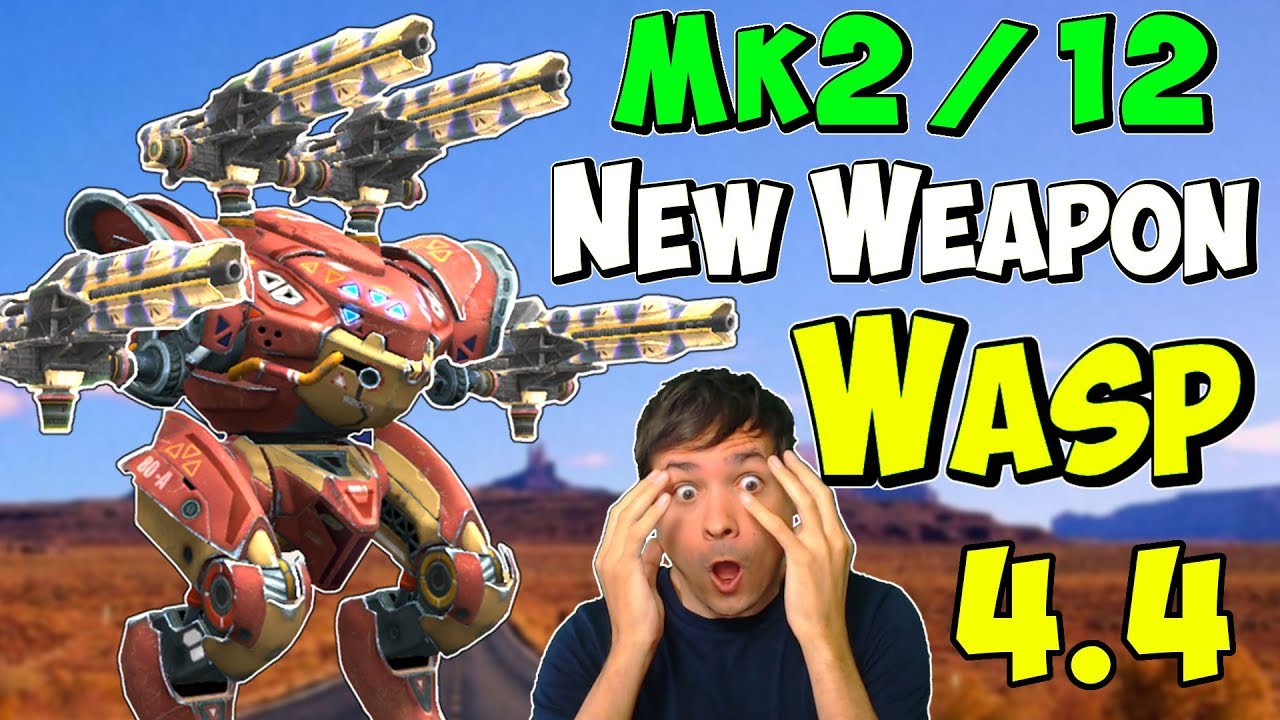 New Mk2 Corrosion Weapon WASP Spectre Gameplay - War Robots Update WR