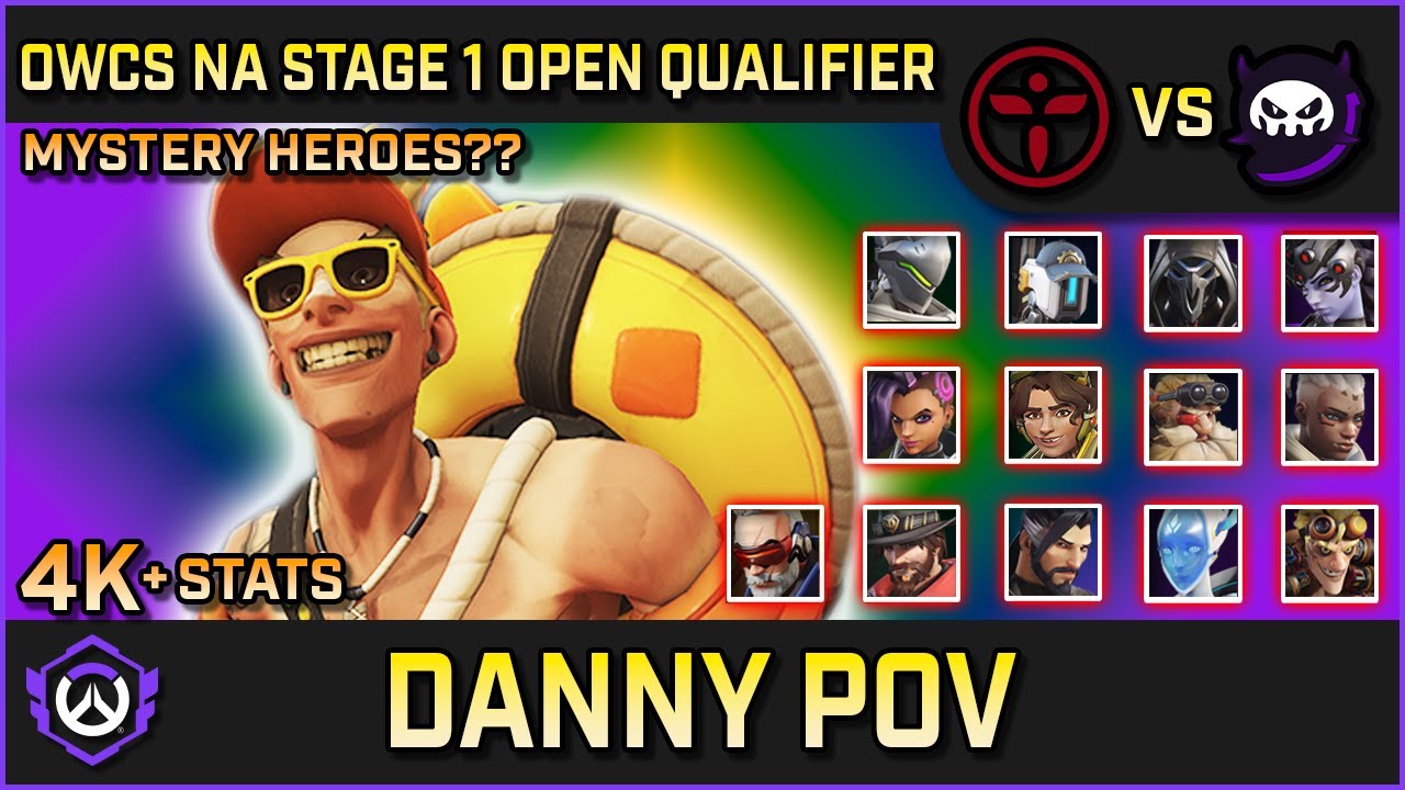 [ Danny ] What heroes CAN'T he play?! | Shikigami vs NTMR Rotation | NA Open Qualifiers | OWCS
