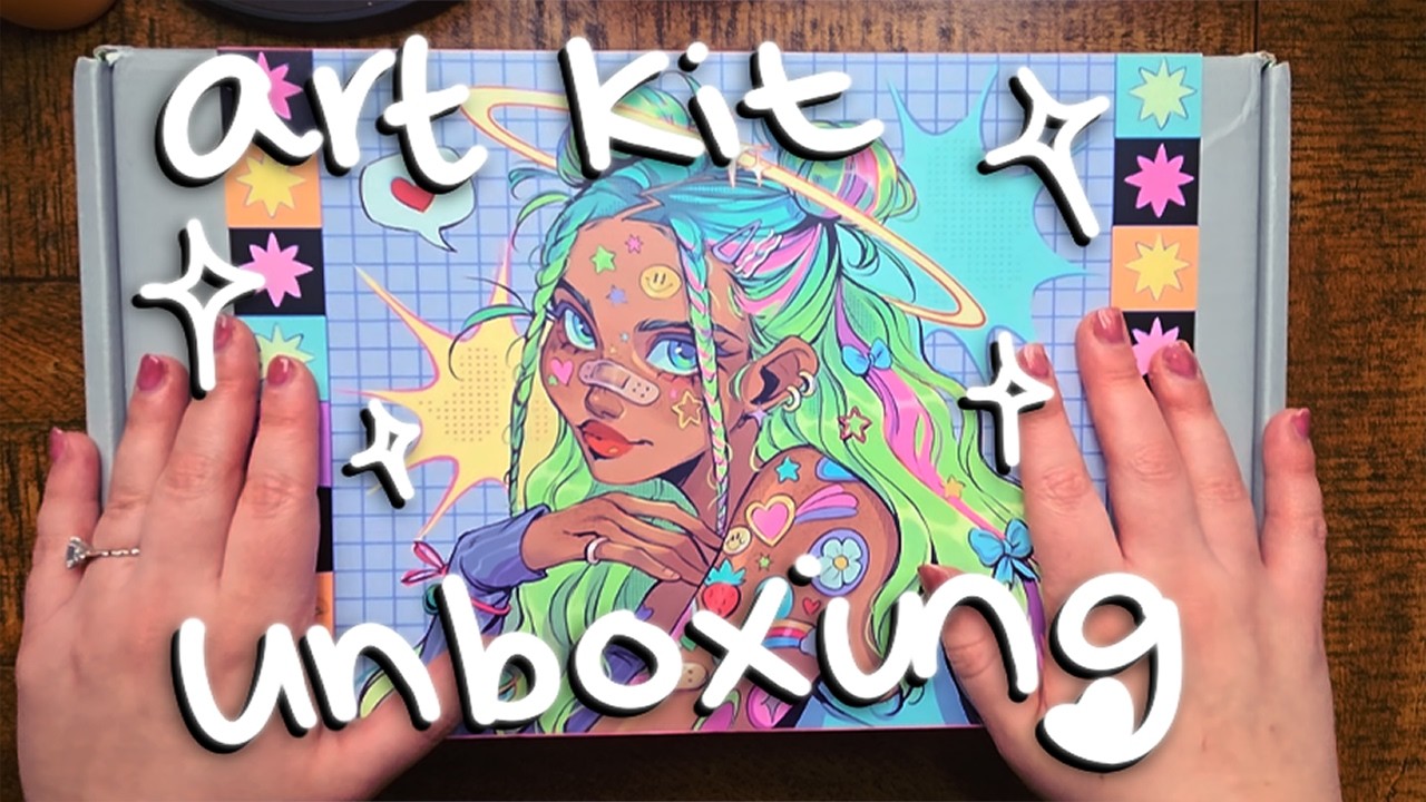 Unboxing Gretel Lusky x Mossery Art Kit 😍 (I am in LOVE)