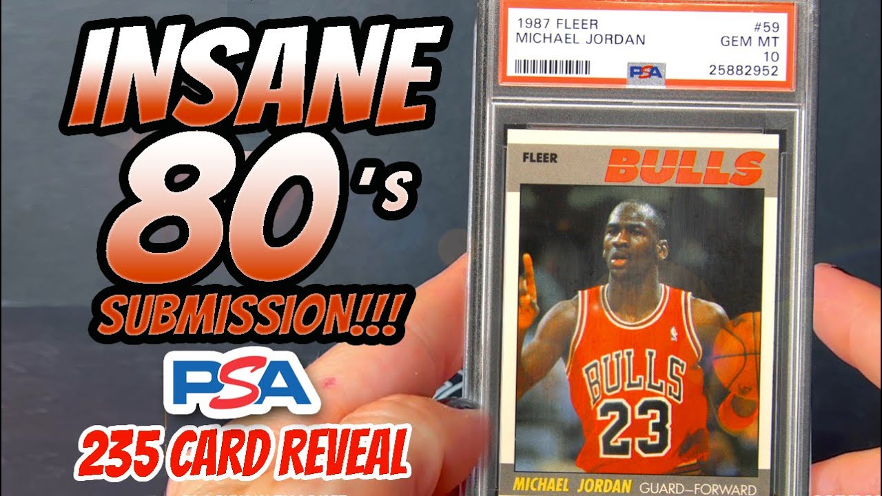 THERE IS HOPE in subbing 80's CARDS!!! 235 CARD PSA REVEAL. INSANE RESULTS!!!