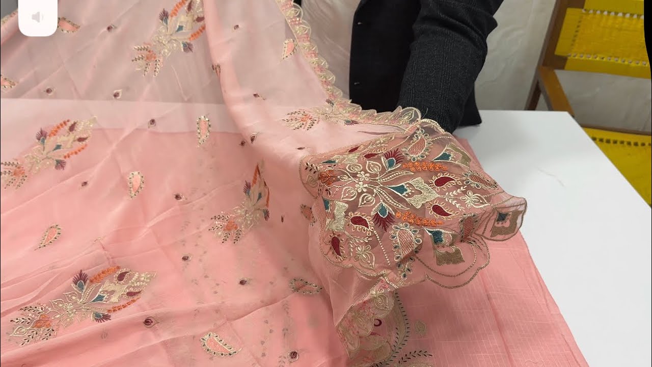 MULTI SINDHI STYLE EMBROIDERED | LAWN VOL 2026|READY TO WEAR BAMBER ORGHANZA WORKING  FANCY DUPATTA 