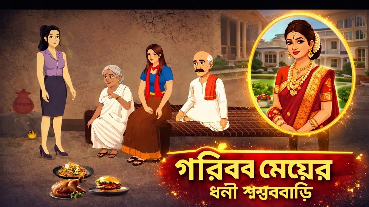 গরিব মেয়ের ধনী শ্বশুরবাড়ি | আজব নিয়তি #bengalicartoon #moralstory #ChotoderNitiKatha 
