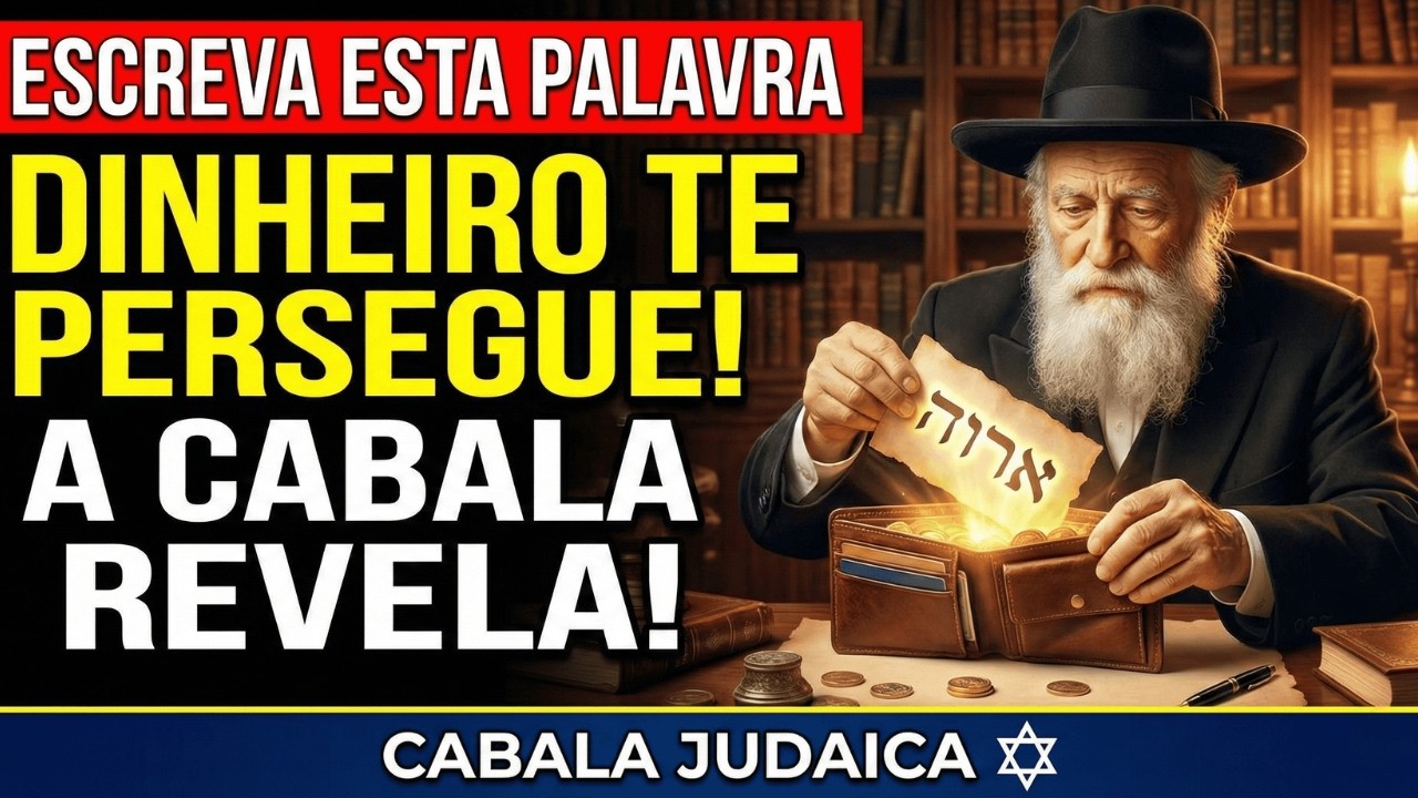 🔴 Escreva Esta Palavra Hebraica e Veja o Dinheiro Te Perseguir | Segredo da Cabala