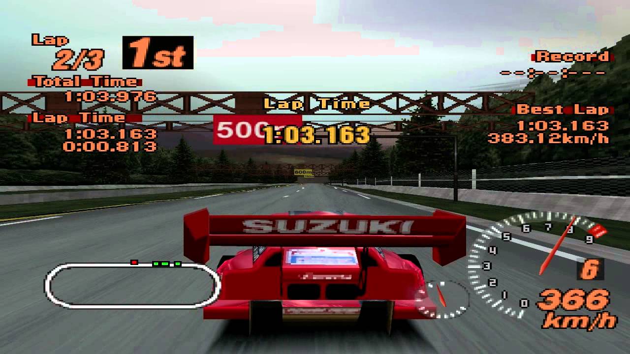 Gran Turismo 2 - Test Course - Suzuki Escudo Pikes peak version - ePSXe 1.7.0