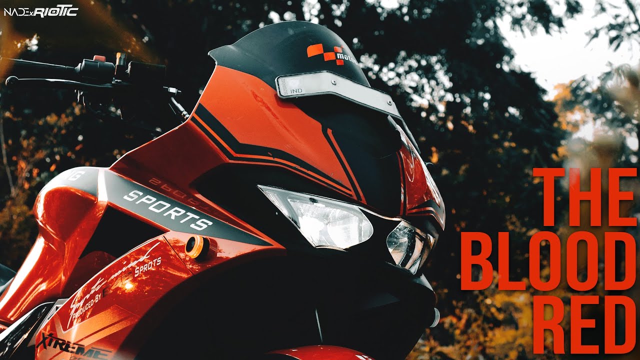 Hero Xtreme 200S Modified - THE BLOOD RED | Future KiiiD