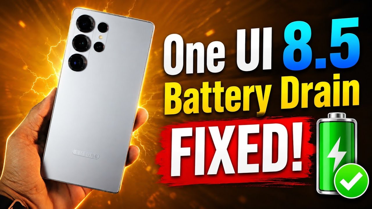 Samsung One UI 8.5 - Battery drain FIXED 🔥😱 10 Hidden Settings!