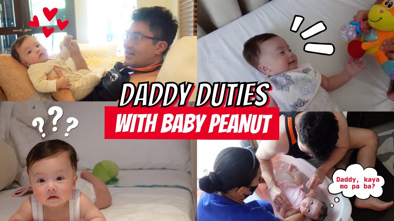 DADDY DUTIES WITH BABY PEANUT | Luis Manzano