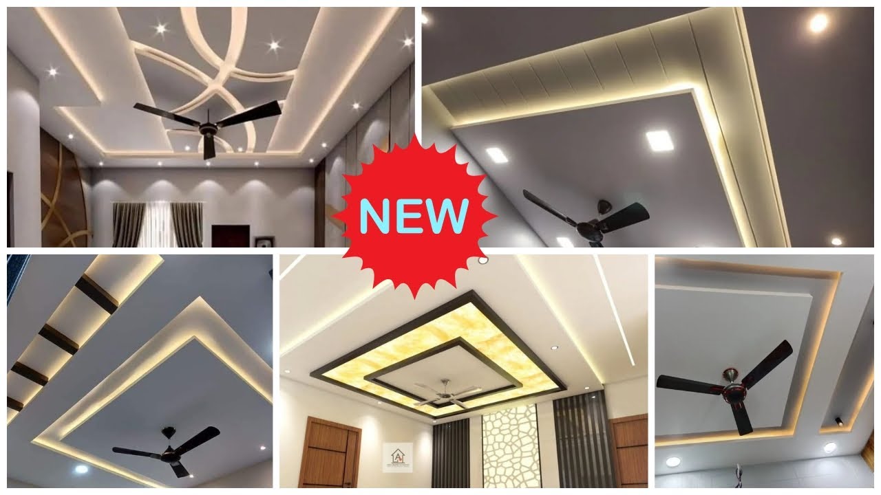 Top 100+ False Ceiling Designs for Living Room with One Fan | Modern Ceiling Ideas 2026