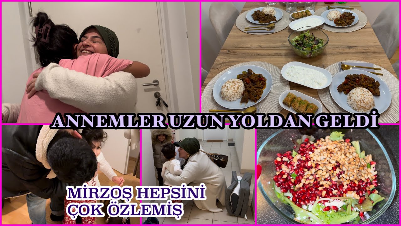 ANNEMLERE HAZIRLADIĞIM SOFRAM🍴OĞLUMUN DEDESİDE GELDİ🥰ÇOK SEVİNDİ❤️ - GÜNLÜK VLOG