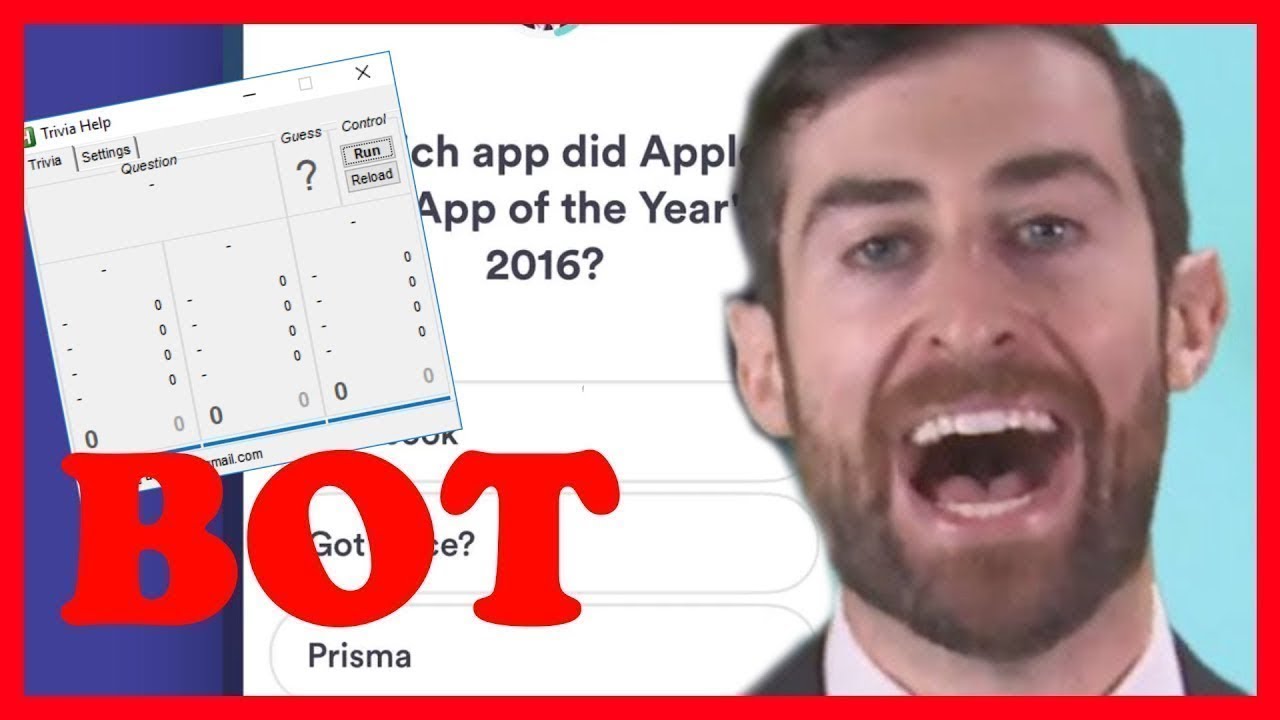 HQ Trivia bot  Cash show Triva  Loco trivia  Bot link in the description  New Updated bot