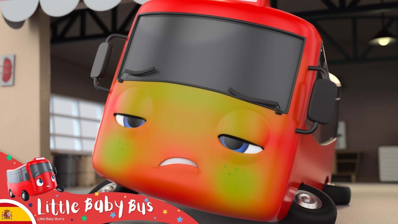 Buster está enfermo | Nanas para bebés | Little Baby Bus Español - Little Baby Bum