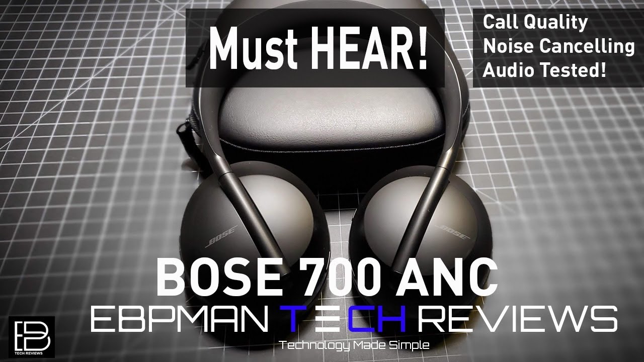 NEW Bose 700 Headphones Active Noise Cancelling Review | Call Test, ANC Test, Audio Test