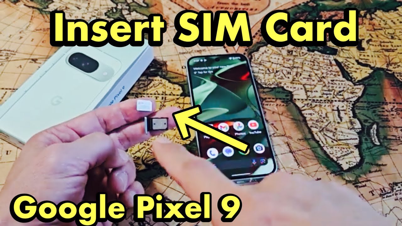 Google Pixel 9: How to Insert SIM Card & Double Check Mobile Settings