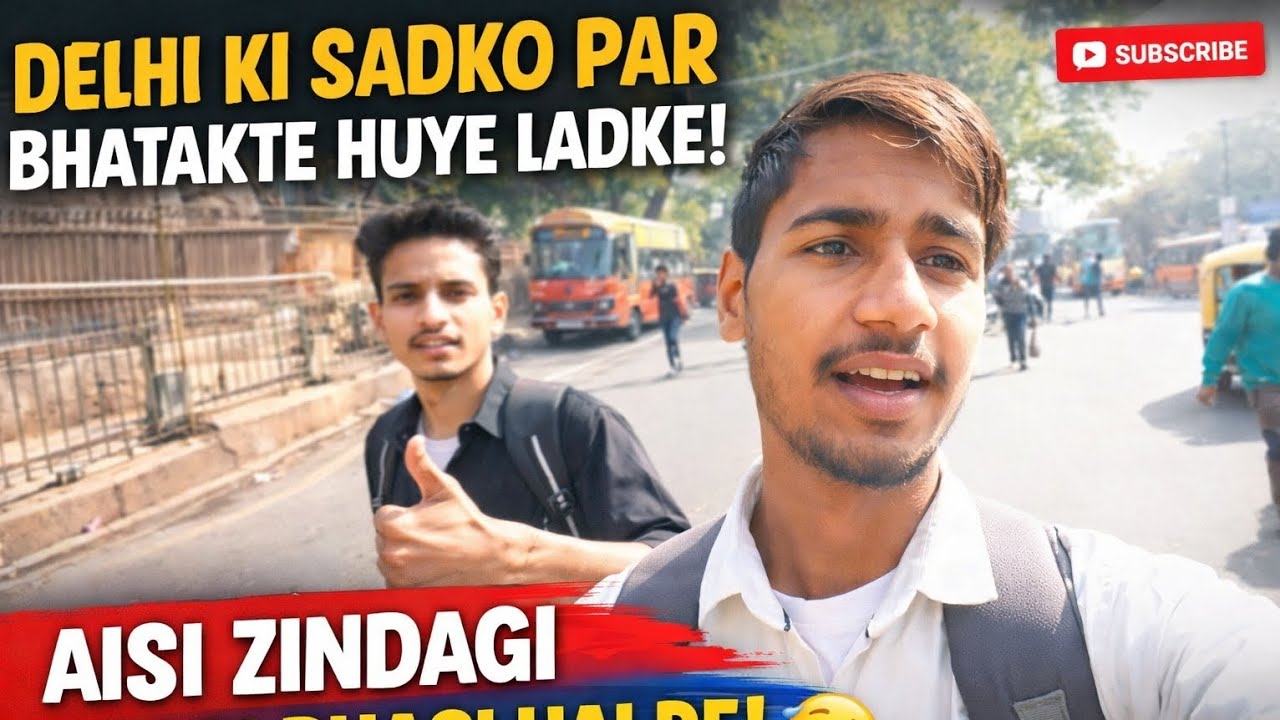 Delhi Ki Sadko Par Bhatakte Hue😣