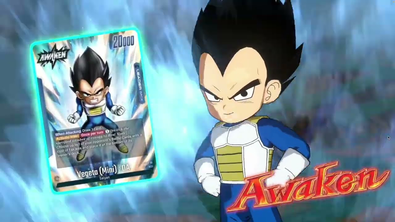 Dragon Ball Super Fusion World: How To Play Blue Vegeta (Mini) : DA