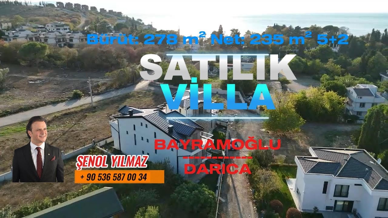 BAYRAMOĞLUNDA SATILIK 5+2 L&Uuml;KS2  AKILLI VİLLA