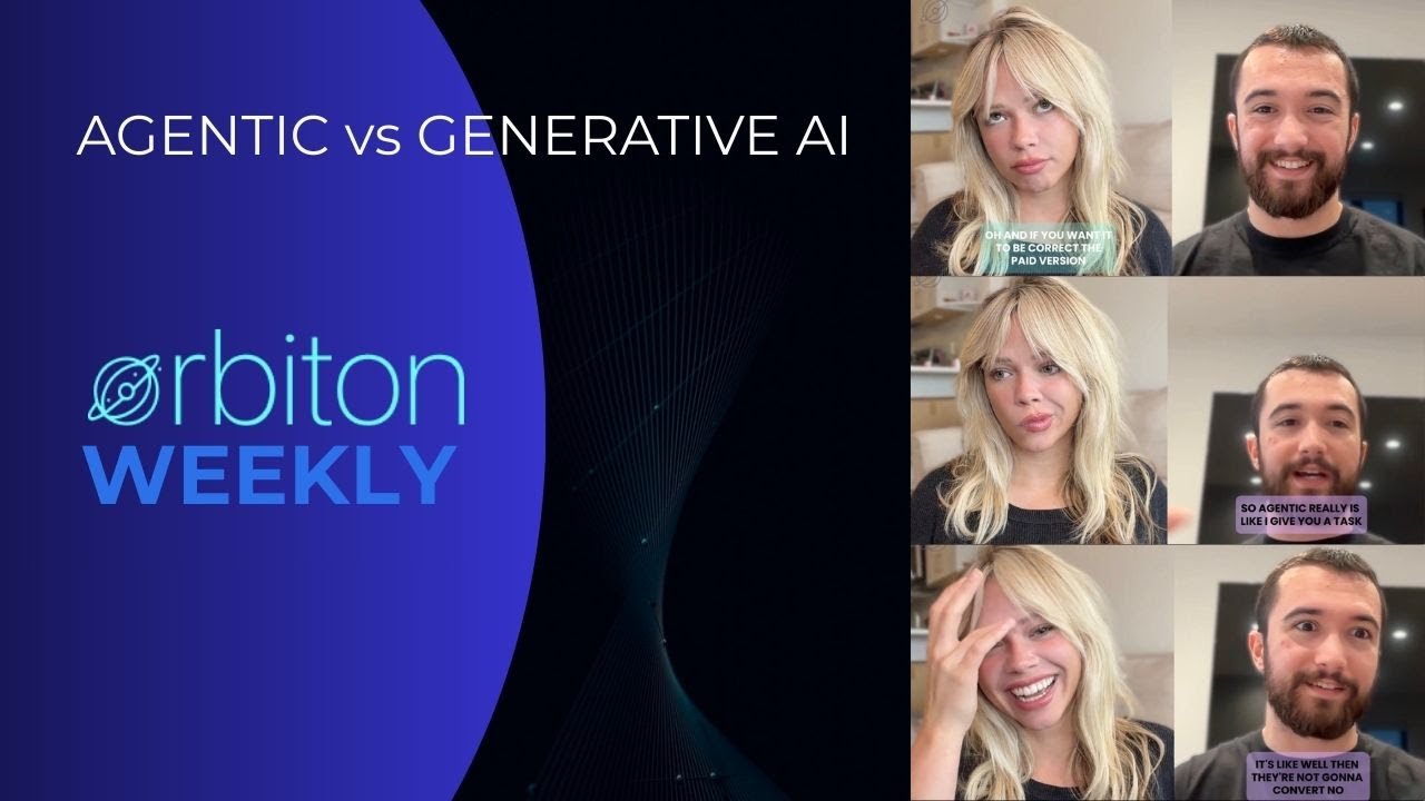 Orbiton Weekly - Agentic vs Generative AI, Lovable’s $200M ARR, and Finding Torque at Orbiton