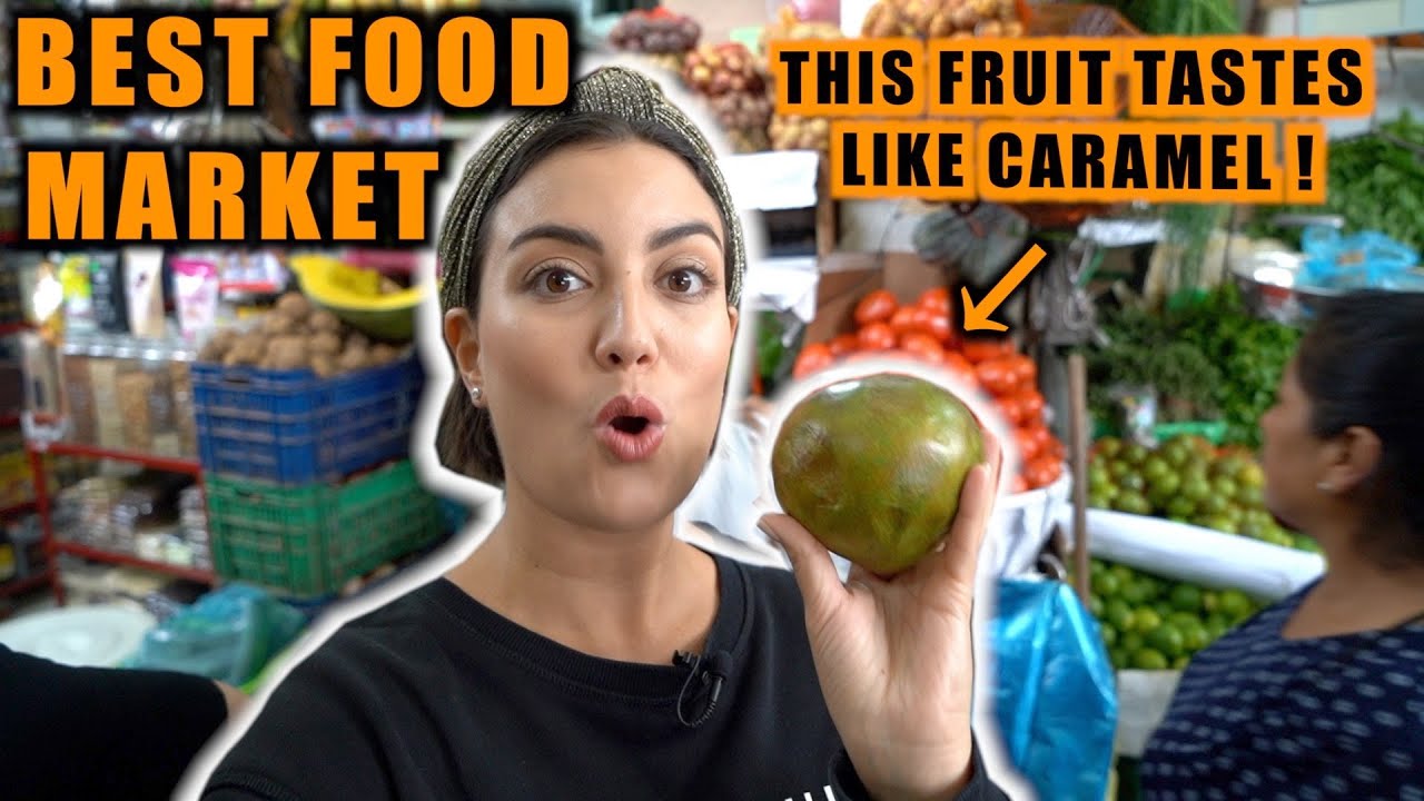 BEST FOOD MARKET - superfood that TASTES LIKE CARAMEL + Supermarket tour | Lima, Peru
