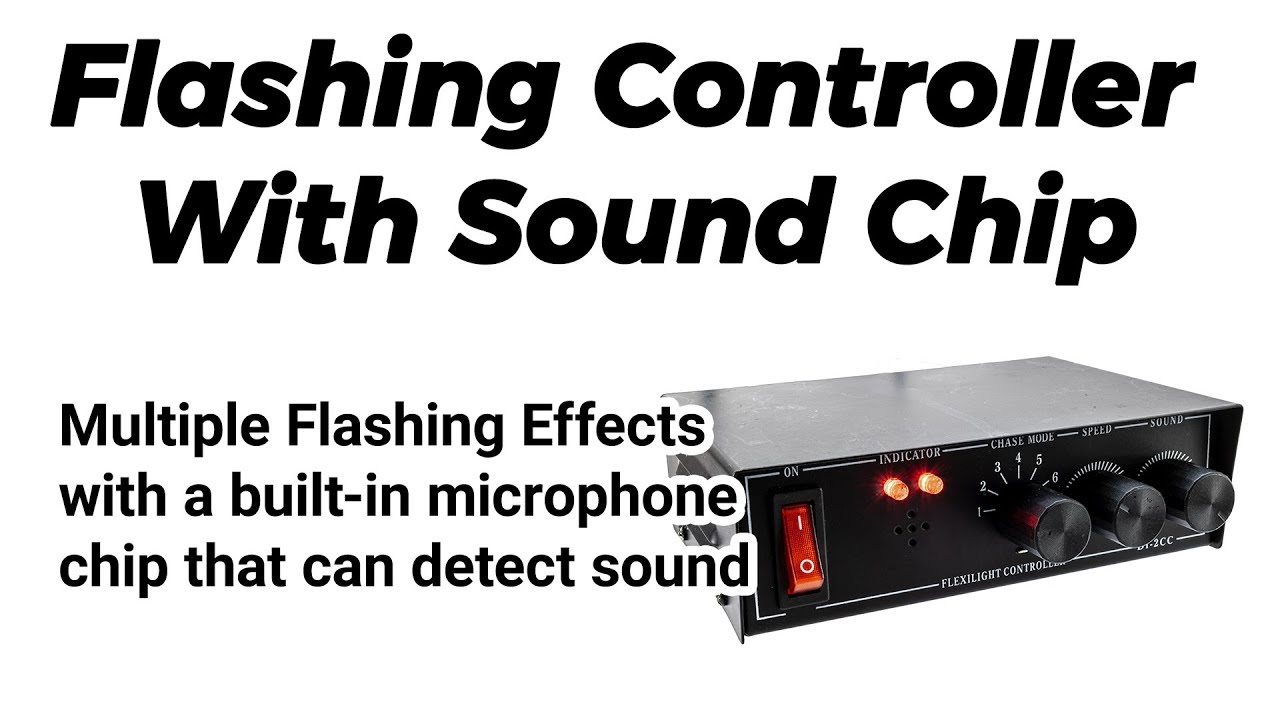 120 Volt  Flashing Lighting Controller With Sound Chip