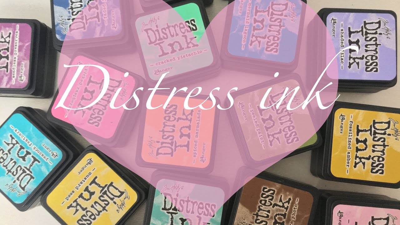Qué son las tintas distress? Técnicas con distress ink
