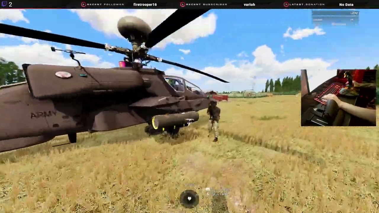 Arma 3 4IB Op RIDGEBACK | A Coy Week 6 (18/10/2025) | Apache Pilot POV