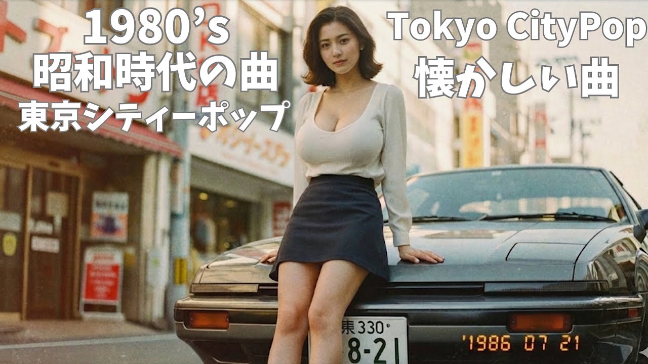 【1980's Tokyo City pop】 昭和の懐かしさと思い出に浸る最高にシティーポップなドライブLofiチルポップ｜Japan Lofi Chill Pop｜ストレス解消＆リラッ