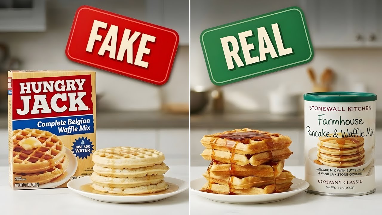 This Is NOT Real Waffle Mix (Even Though You Cook With It Every Weekend)
