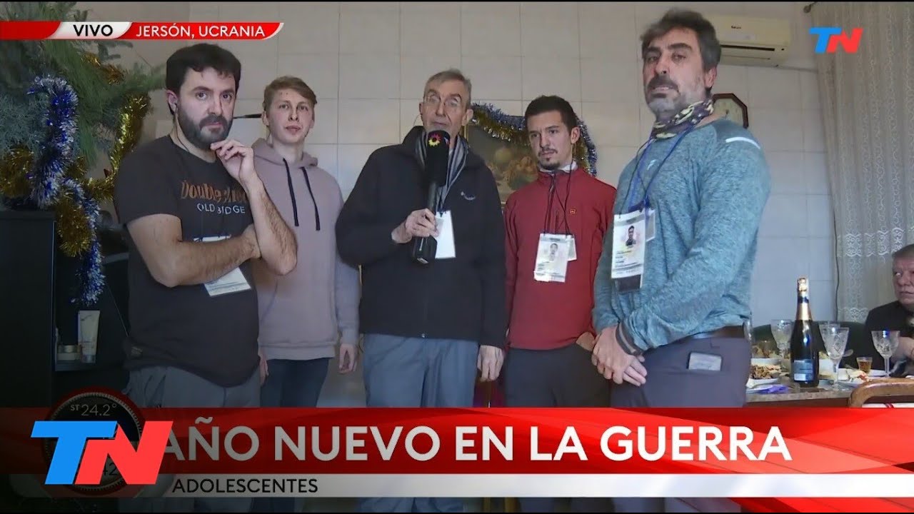 UCRANIA: TN vivió la llegada del 2023 en medio de un brutal bombardeo: 