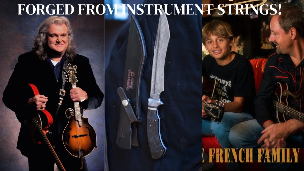 Creating a Unique Masterpiece: Crafting a Custom Knife from Guitar and Mandolin Strings.