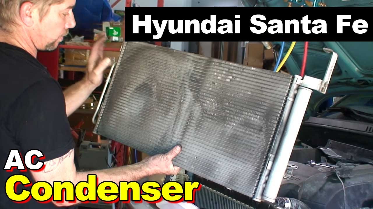 Конденсатор кондиционера Hyundai Santa Fe 2003 года