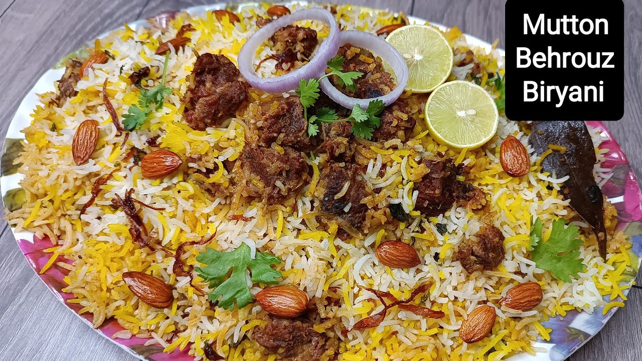 Mutton Behrouz Biryani Recipe | Behrouz Biryani Recipe | How To Make Behrouz Biryani|Mutton Biryani