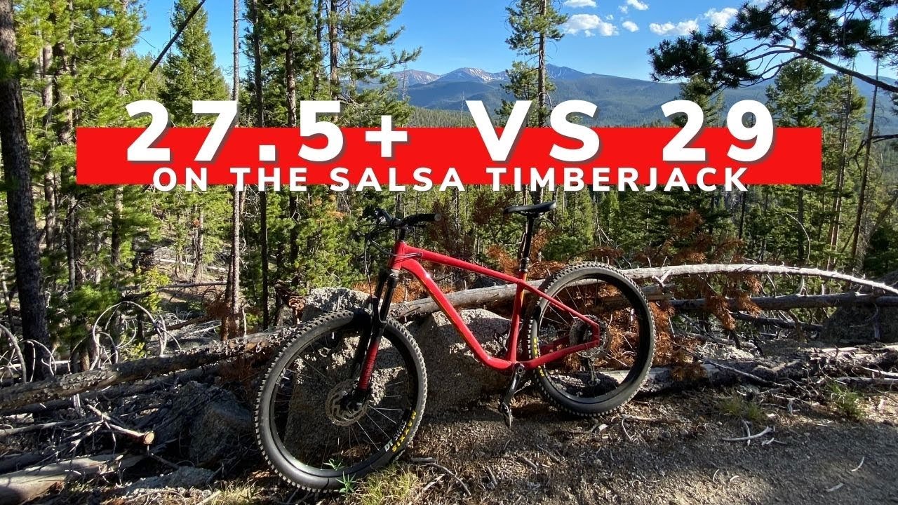27.5+ vs 29 On The 2021 Salsa Timberjack Hardtail MTB | Testing The Smaller Wheel Size On The CDT