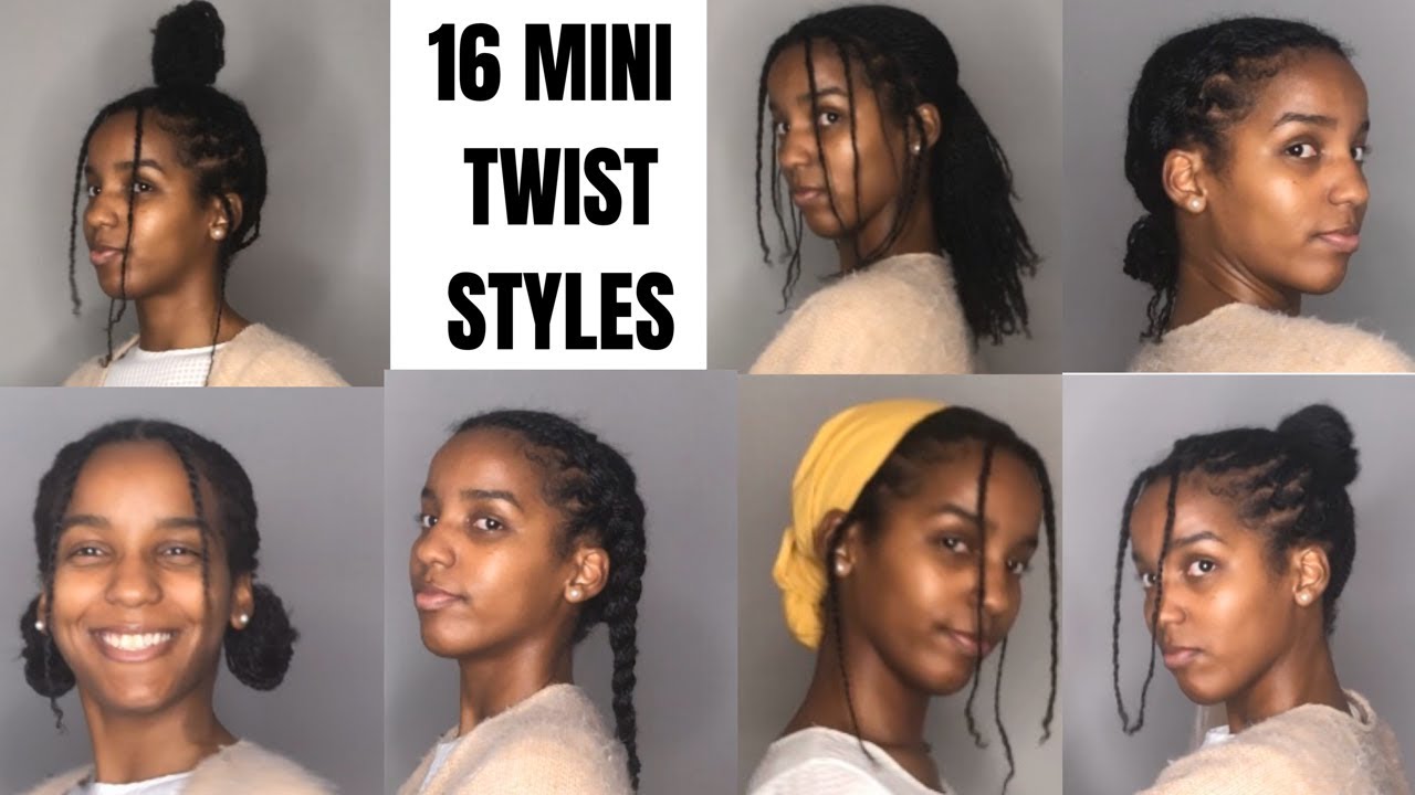 16 Easy Mini Twists or Mini Braids Styles