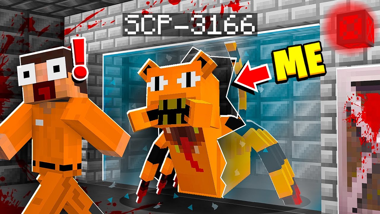 Playing as SCP-3166 Gorefield in MINECRAFT! - Minecraft Trolling Video